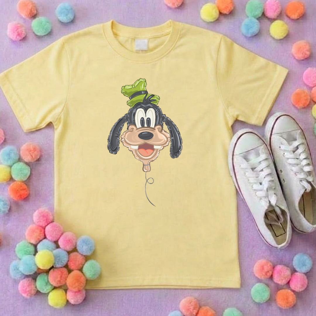 Goofy Balloon, Printed T-Shirt, Florida, Orlando, Magical World - Adults & Kids Sizes