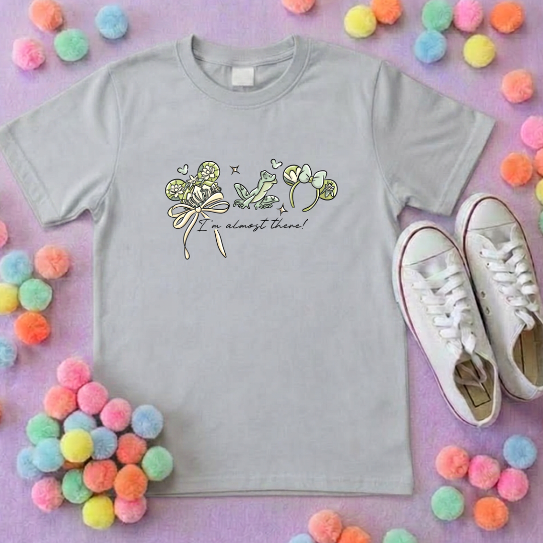 Bayou Frog Princess Inspired Printed T-Shirt, Princess Movie, Mouse Ears, Princess- Adults & Kids Sizes - Cotton T-Shirt