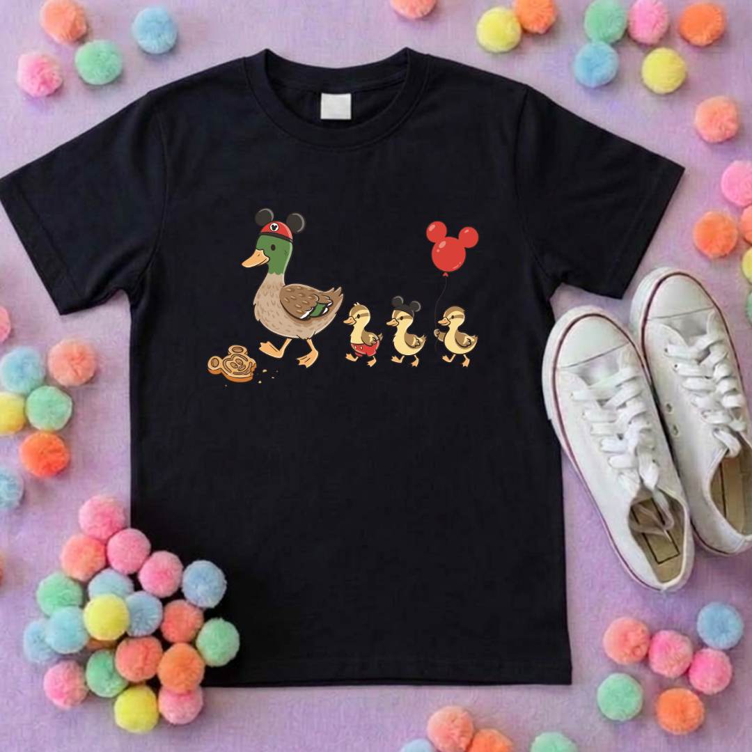 Park Ducks, Park Life T-Shirt, Ears, Florida, Orlando, Cruise Holidays T-Shirts, Holiday Outfits - Adults & Kids Sizes - Cotton T-Shirt
