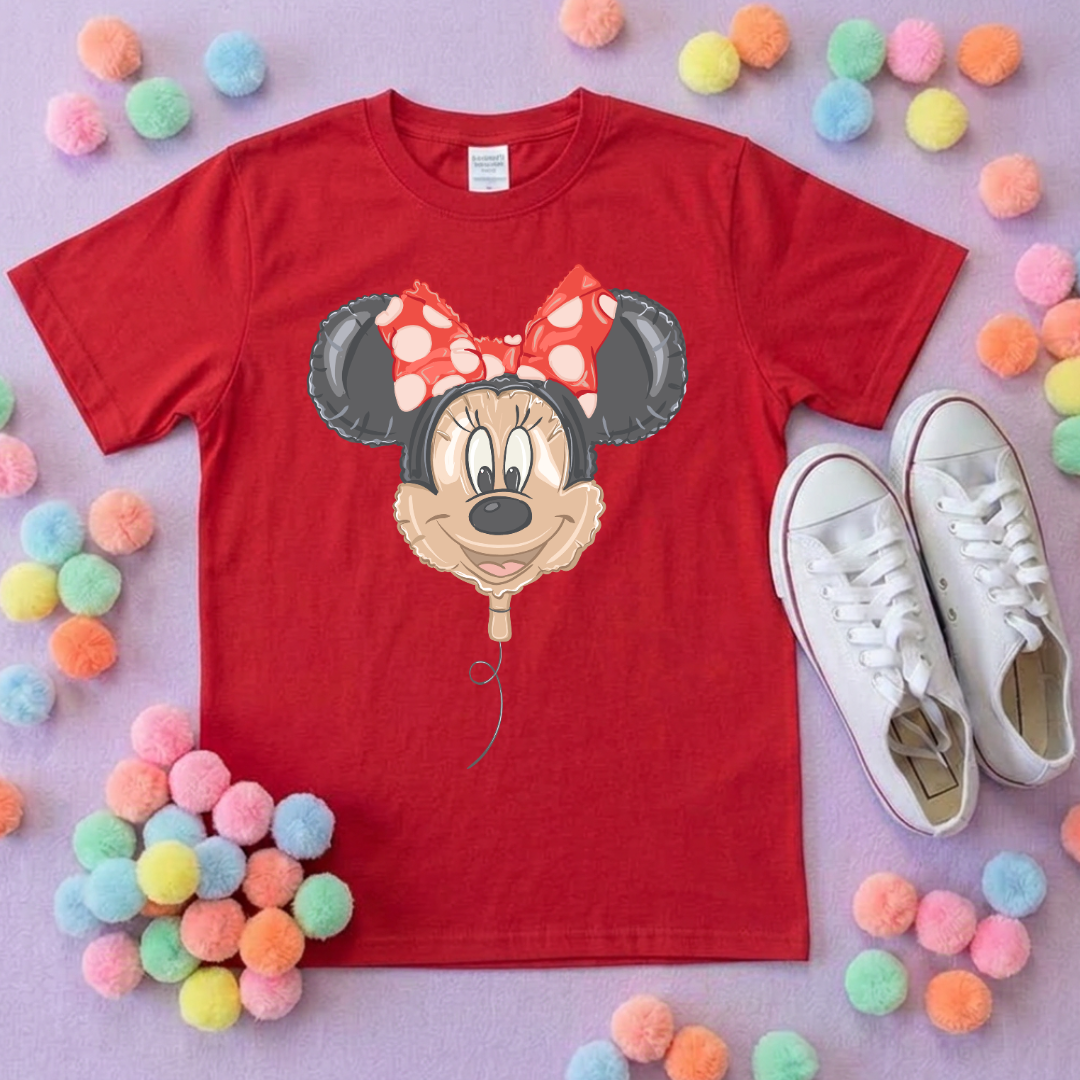 Mouse Balloon, Printed T-Shirt, Florida, Orlando, Magical World - Adults & Kids Sizes