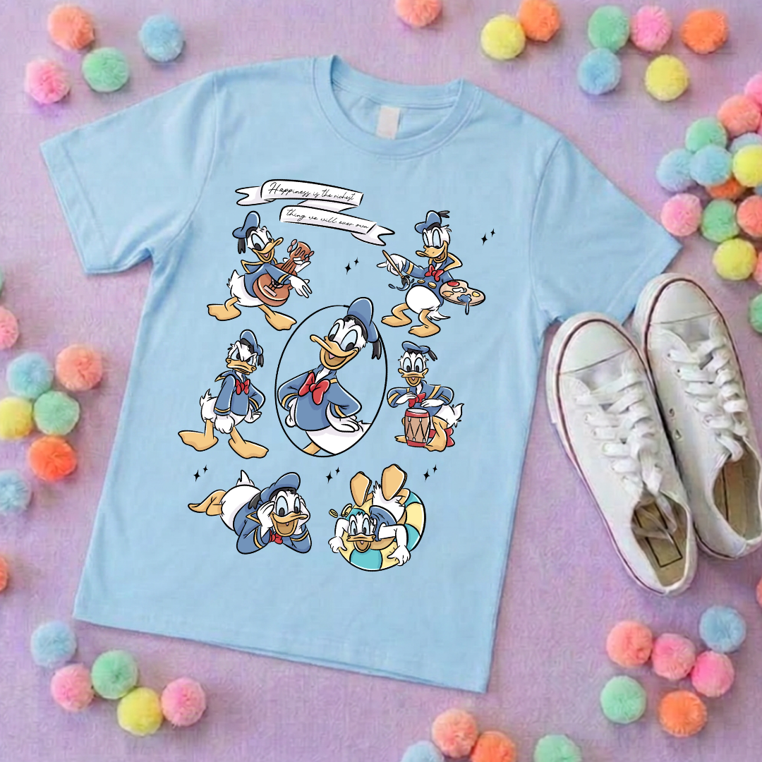 Magical Sailor Duck Full Art T-Shirt, Florida, Orlando, Magical World - Adults & Kids Sizes