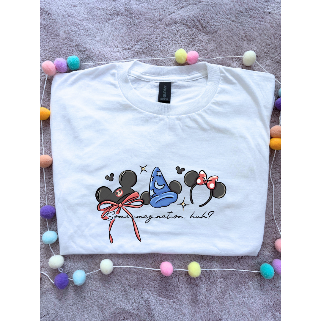 Magical Sorcerer, Some Imagination Ears T-Shirt, Florida, Orlando, Magical World - Adults & Kids Sizes