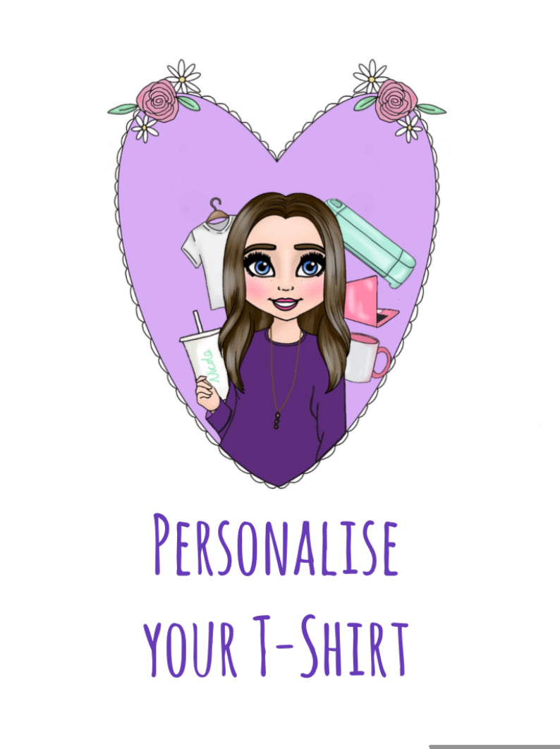 Custom Personalised T-Shirt - Choose your own design