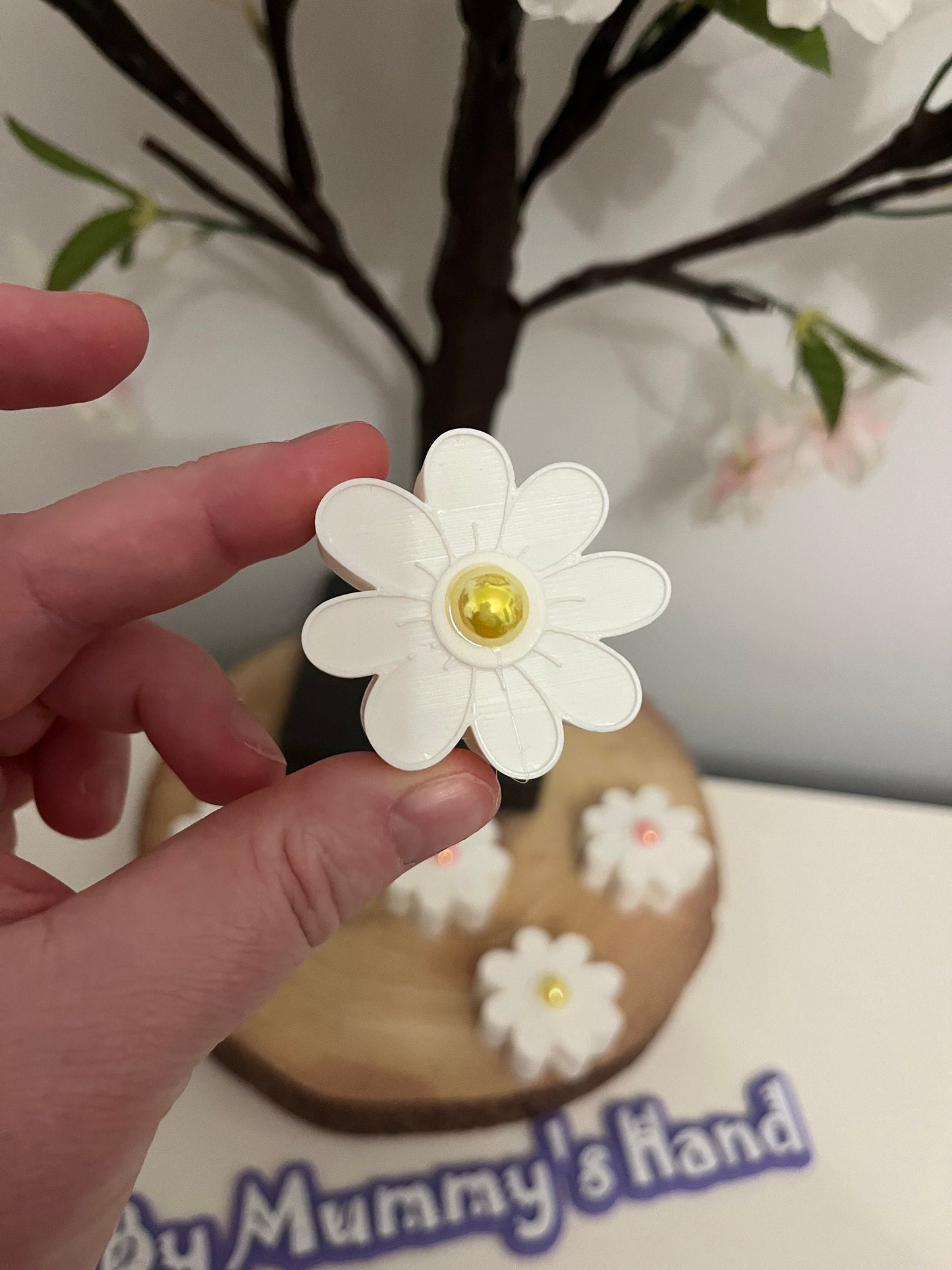 Daisy Flower, 3D Printed Straw Topper, Summer Cup, Cold Cup Straw Topper, Cup Accessories, Handmade