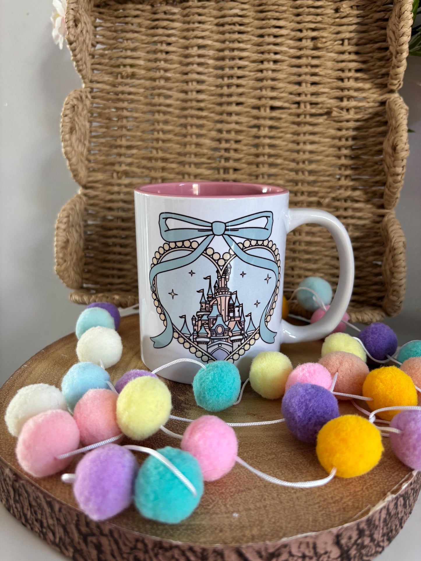 Castle Inspired Personalised Mug, Magical Castle, Magical Ears, Magical Kingdom Castle Mug