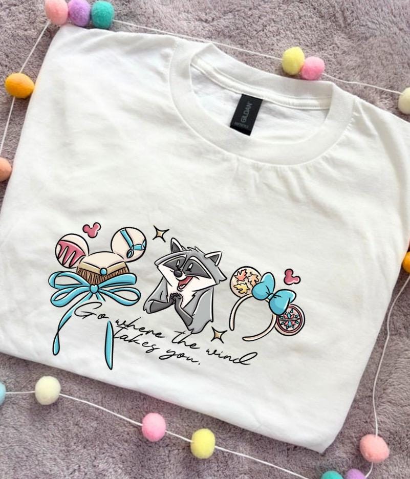Princess Bow Ears Inspired Printed T-Shirt, Princess, Magical Kingdom, Inspired Character T-Shirts - Adults & Kids Sizes - Cotton T-Shirt