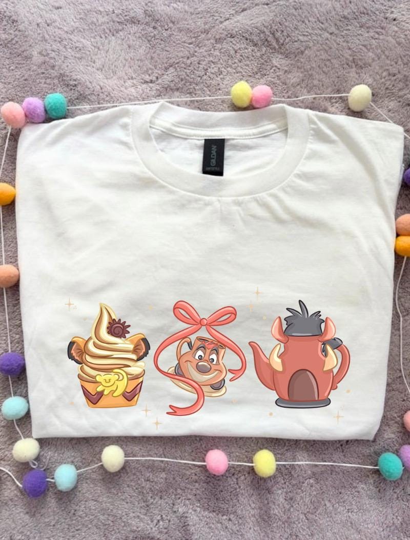 Coffee, Castles and Cake Bow Printed T-Shirt, Florida, Orlando, Magical World - Adults & Kids Sizes