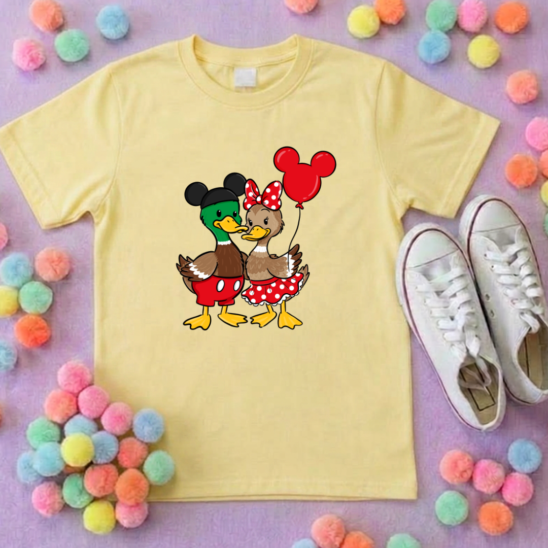 Park Ducks Duo, Park Life T-Shirt, Ears, Florida, Orlando, Cruise Holidays T-Shirts, Holiday Outfits - Adults & Kids Sizes - Cotton T-Shirt