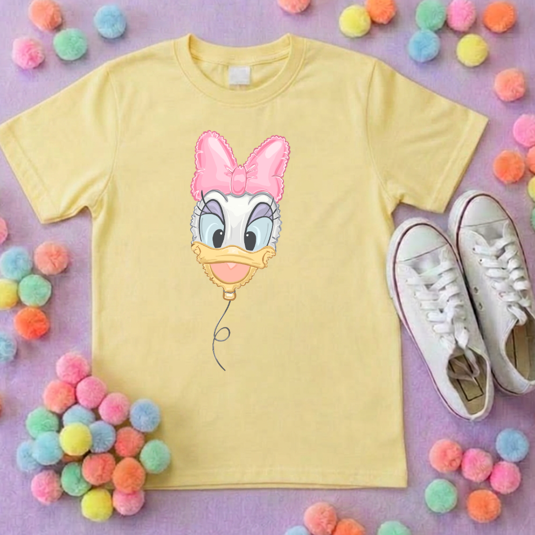 Daisy Balloon, Printed T-Shirt, Florida, Orlando, Magical World - Adults & Kids Sizes