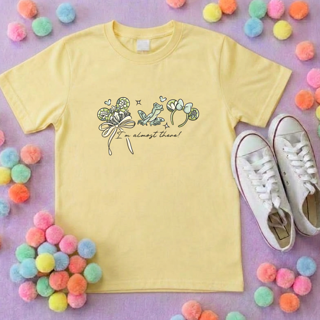 Bayou Frog Princess Inspired Printed T-Shirt, Princess Movie, Mouse Ears, Princess- Adults & Kids Sizes - Cotton T-Shirt