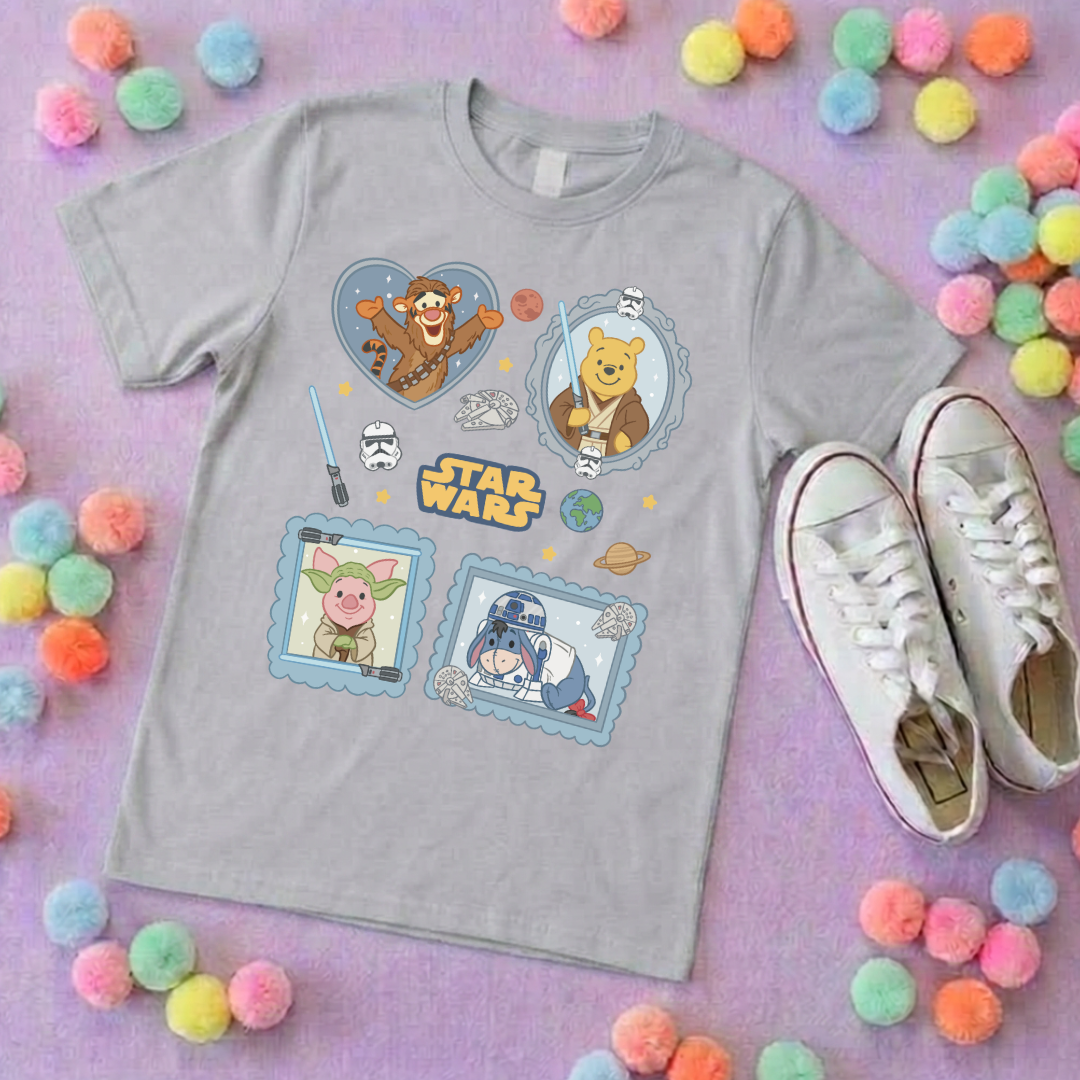 Galaxy Friends Park Life T-Shirt, Ears, Florida, Orlando, Cruise Holidays T-Shirts, Holiday Outfits - Adults & Kids Sizes - Cotton T-Shirt