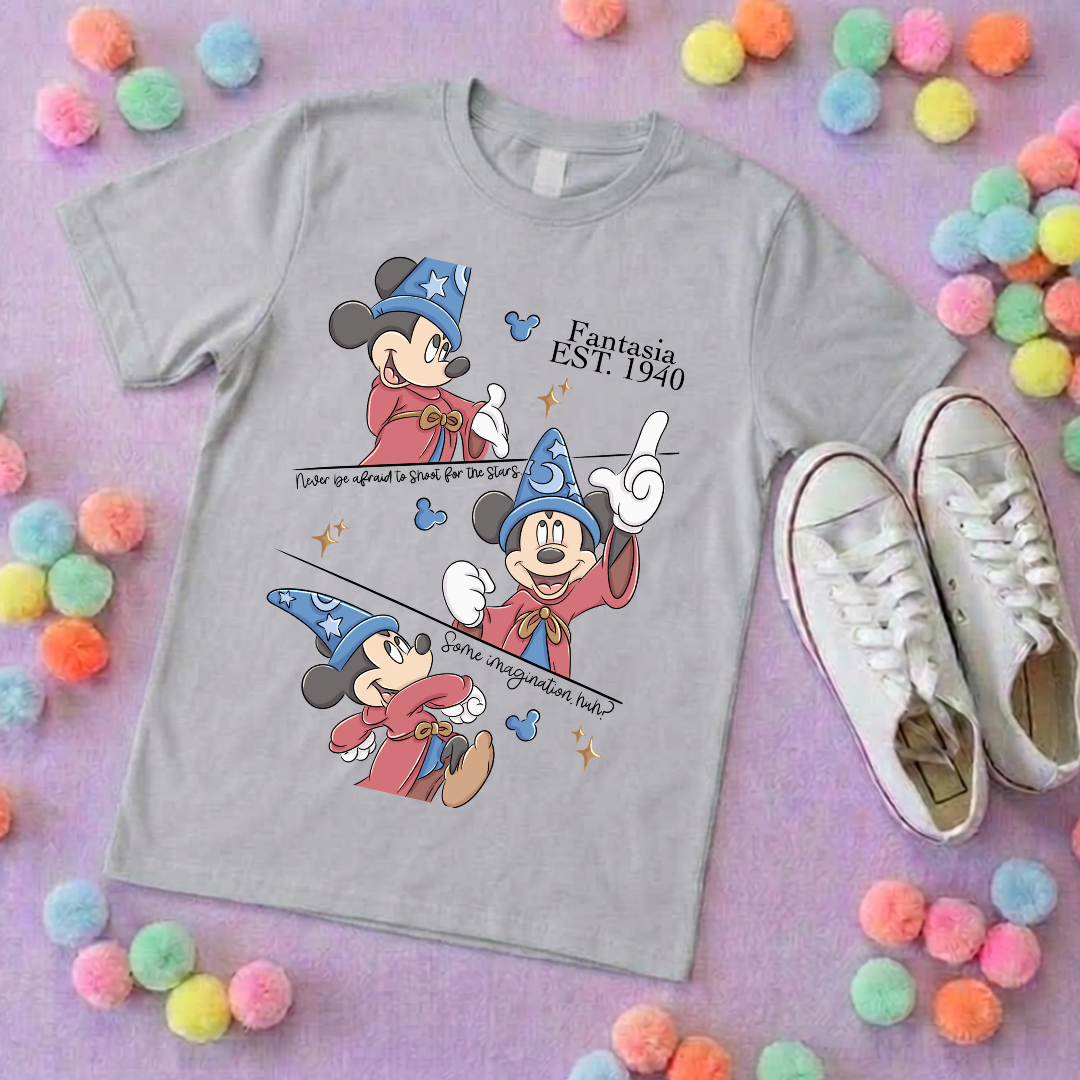 Magical Sorcerer, Some Imagination T-Shirt, Florida, Orlando, Magical World - Adults & Kids Sizes