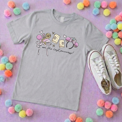 Rapunzel Princess Tower Inspired Printed T-Shirt, Princess Movie, Mouse Ears, Golden Hair Princess- Adults & Kids Sizes - Cotton T-Shirt