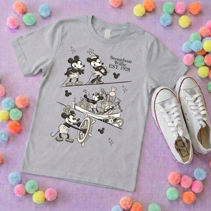Classic Original Mouse T-Shirt, Florida, Orlando, Magical World - Adults & Kids Sizes