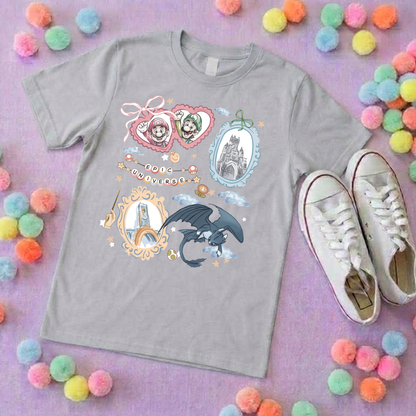 Universe Epic Inspired Printed T-Shirt, Theme Park, Orlando, Inspired Character T-Shirts - Adults & Kids Sizes - Cotton T-Shirt