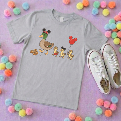Park Ducks, Park Life T-Shirt, Ears, Florida, Orlando, Cruise Holidays T-Shirts, Holiday Outfits - Adults & Kids Sizes - Cotton T-Shirt