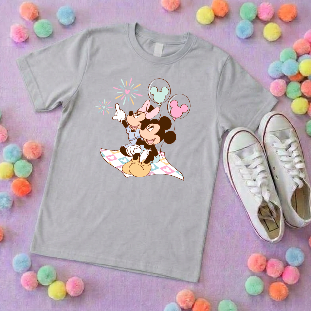 Firework Friends, Park Life T-Shirt, Ears, Florida, Orlando, Cruise Holidays T-Shirts, Holiday Outfits - Adults & Kids Sizes - Cotton T-Shirt
