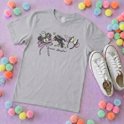 Villain Inspired Printed T-Shirt, Under the Sea, Hello Beastie, De-vil, Villains Theme - Adults & Kids Sizes - Cotton T-Shirt