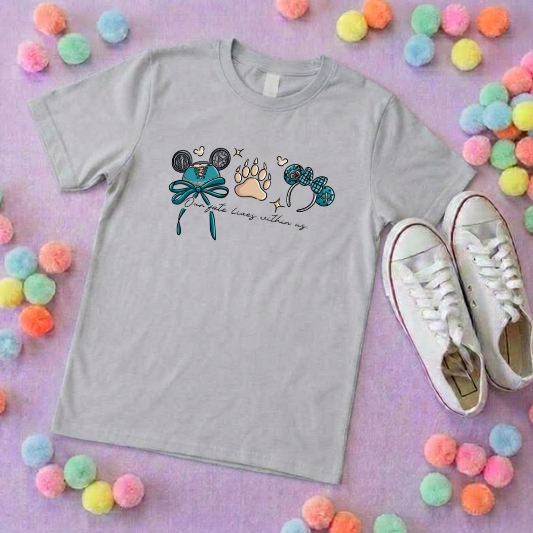 Scottish Brave Princess Inspired Printed T-Shirt, Princess Movie, Mouse Ears, Princess- Adults & Kids Sizes - Cotton T-Shirt