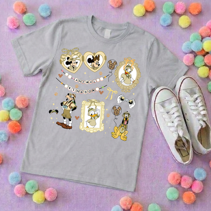 Animal Kingdom Inspired Printed Sand T-Shirt, Safari, Tree of Life, Inspired Character T-Shirts - Adults & Kids Sizes - Cotton T-Shirt
