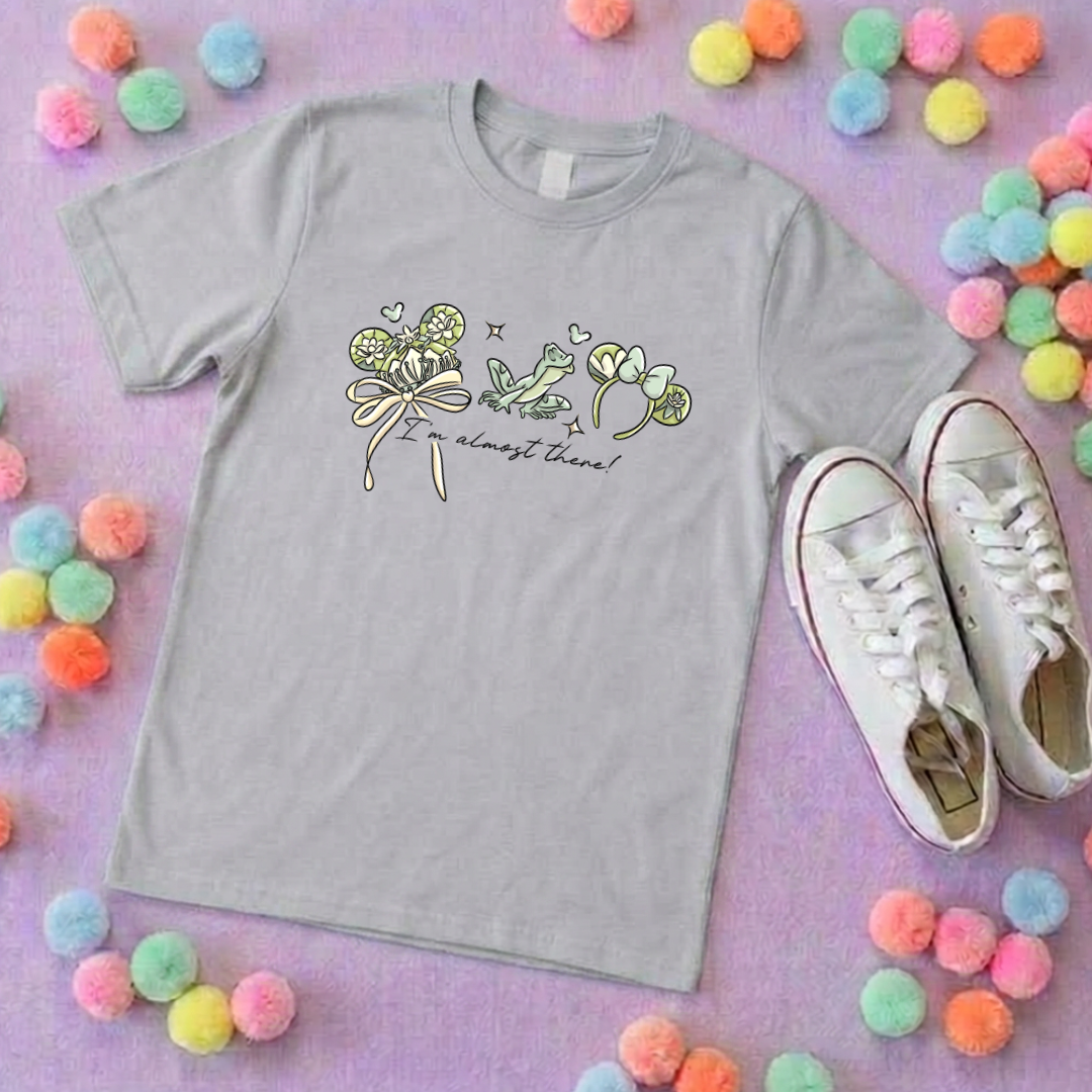 Bayou Frog Princess Inspired Printed T-Shirt, Princess Movie, Mouse Ears, Princess- Adults & Kids Sizes - Cotton T-Shirt