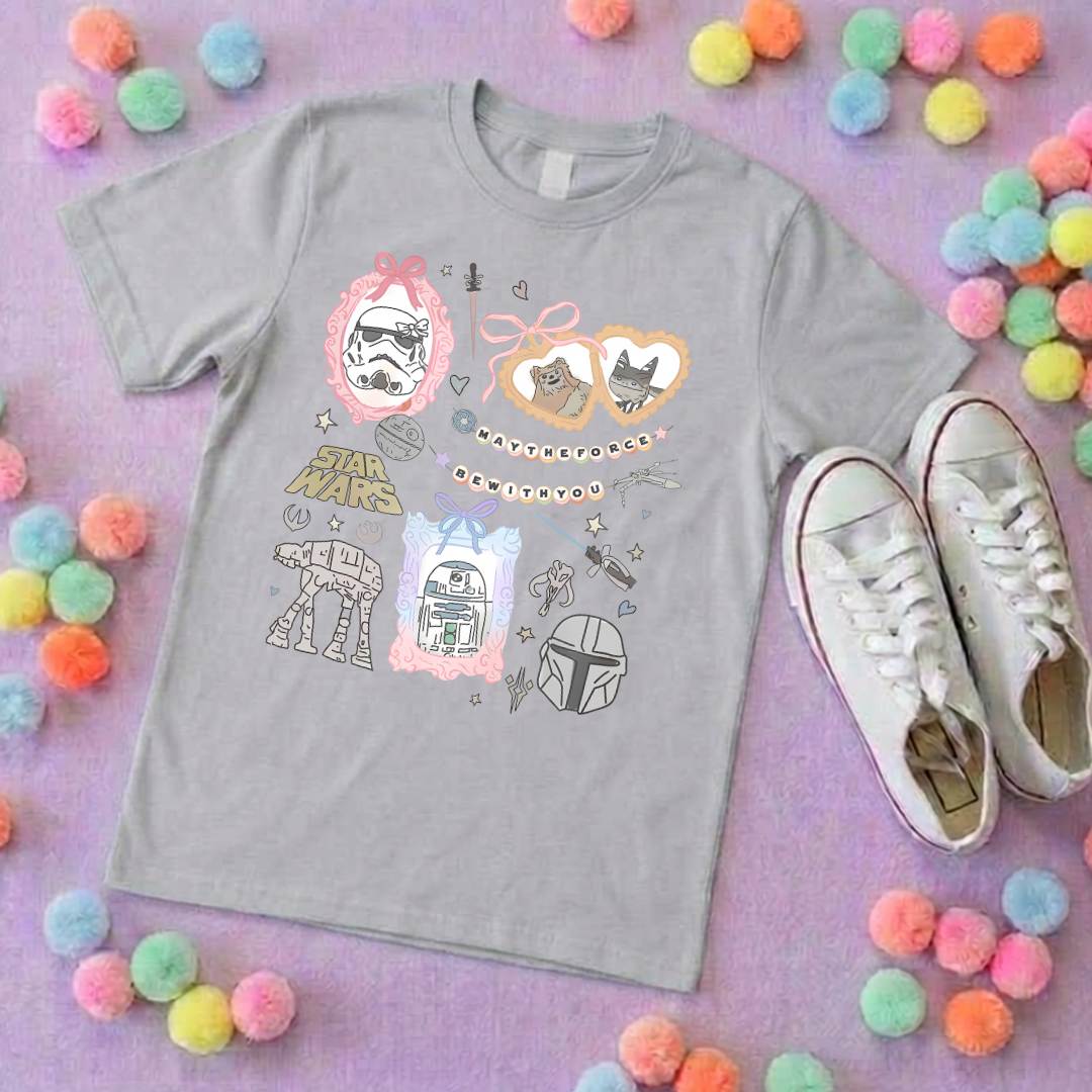 Galaxy Friends Park Life T-Shirt, Ears, Florida, Orlando, Cruise Holidays T-Shirts, Holiday Outfits - Adults & Kids Sizes - Cotton T-Shirts
