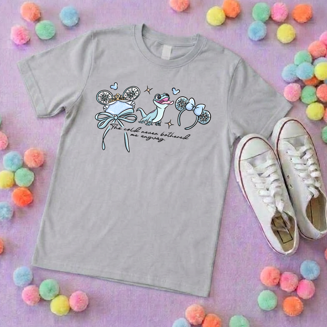 Frozen Sisters  Inspired Printed T-Shirt, Norwegian Style, Happy Snowman, Olaf, Bruni - Adults & Kids Sizes - Cotton T-Shirt