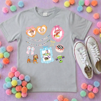 Story Toy Inspired  T-Shirt, Florida, Orlando, Bo Peep, Jessie, Buzz - Adults & Kids Sizes - Cotton T-Shirt