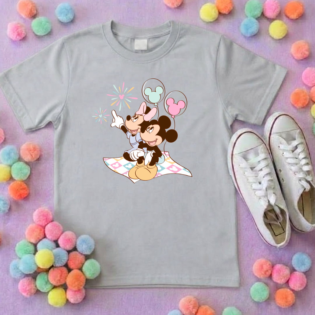 Firework Friends, Park Life T-Shirt, Ears, Florida, Orlando, Cruise Holidays T-Shirts, Holiday Outfits - Adults & Kids Sizes - Cotton T-Shirt