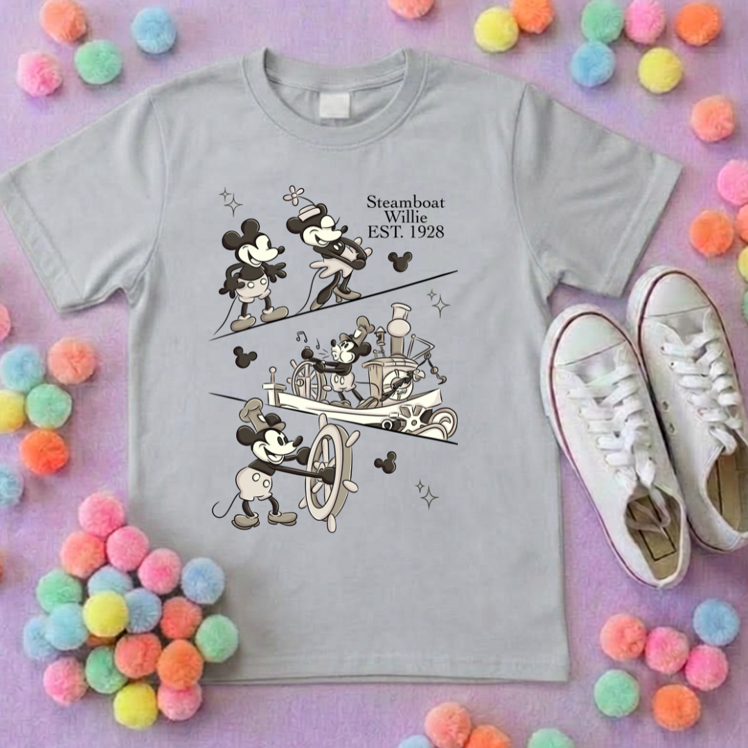 Classic Original Mouse T-Shirt, Florida, Orlando, Magical World - Adults & Kids Sizes