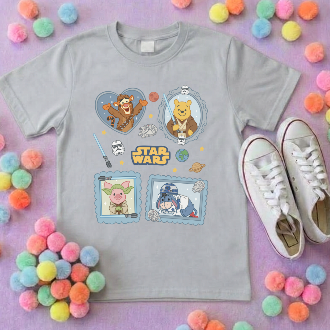 Galaxy Friends Park Life T-Shirt, Ears, Florida, Orlando, Cruise Holidays T-Shirts, Holiday Outfits - Adults & Kids Sizes - Cotton T-Shirt