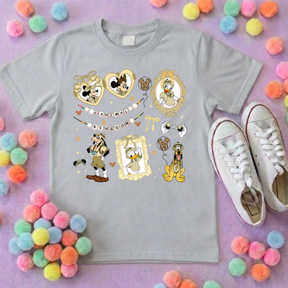 Animal Kingdom Inspired Printed Sand T-Shirt, Safari, Tree of Life, Inspired Character T-Shirts - Adults & Kids Sizes - Cotton T-Shirt