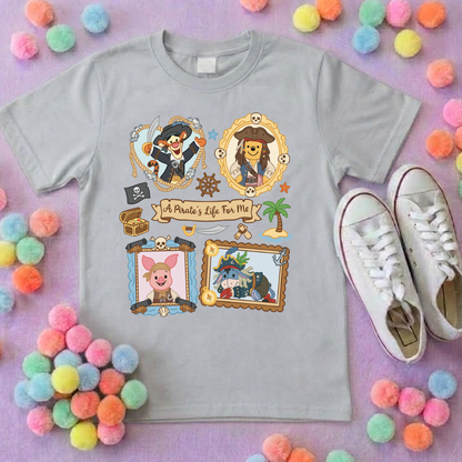 Pirate Besties Park Life T-Shirt, Ears, Florida, Orlando, Cruise Holidays T-Shirts, Holiday Outfits - Adults & Kids Sizes - Cotton T-Shirt