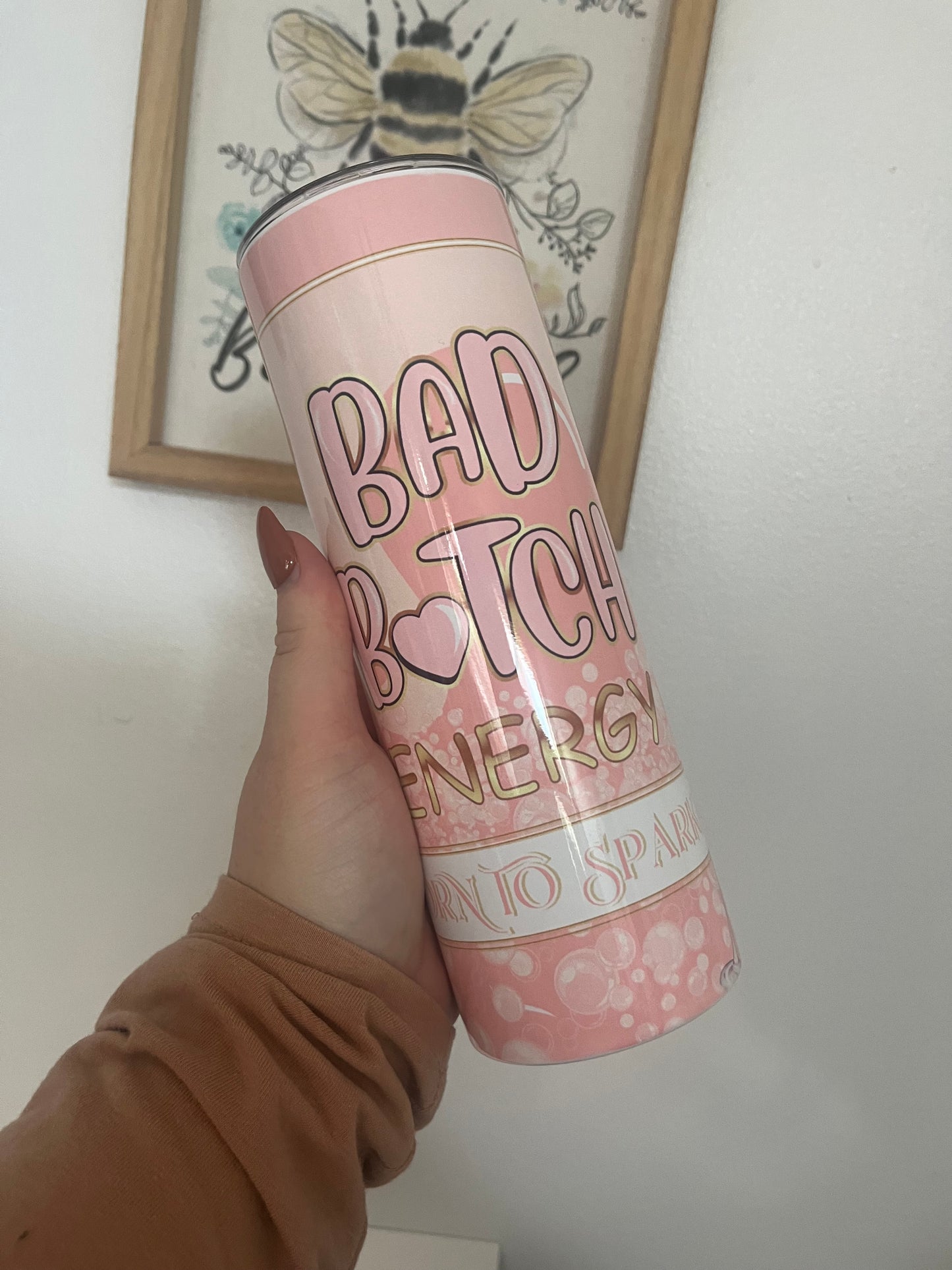 Bad B*tch 20oz Tumbler - Perfect for Your Drinks - Cup, Drinkware