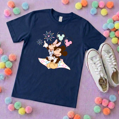 Firework Friends, Park Life T-Shirt, Ears, Florida, Orlando, Cruise Holidays T-Shirts, Holiday Outfits - Adults & Kids Sizes - Cotton T-Shirt