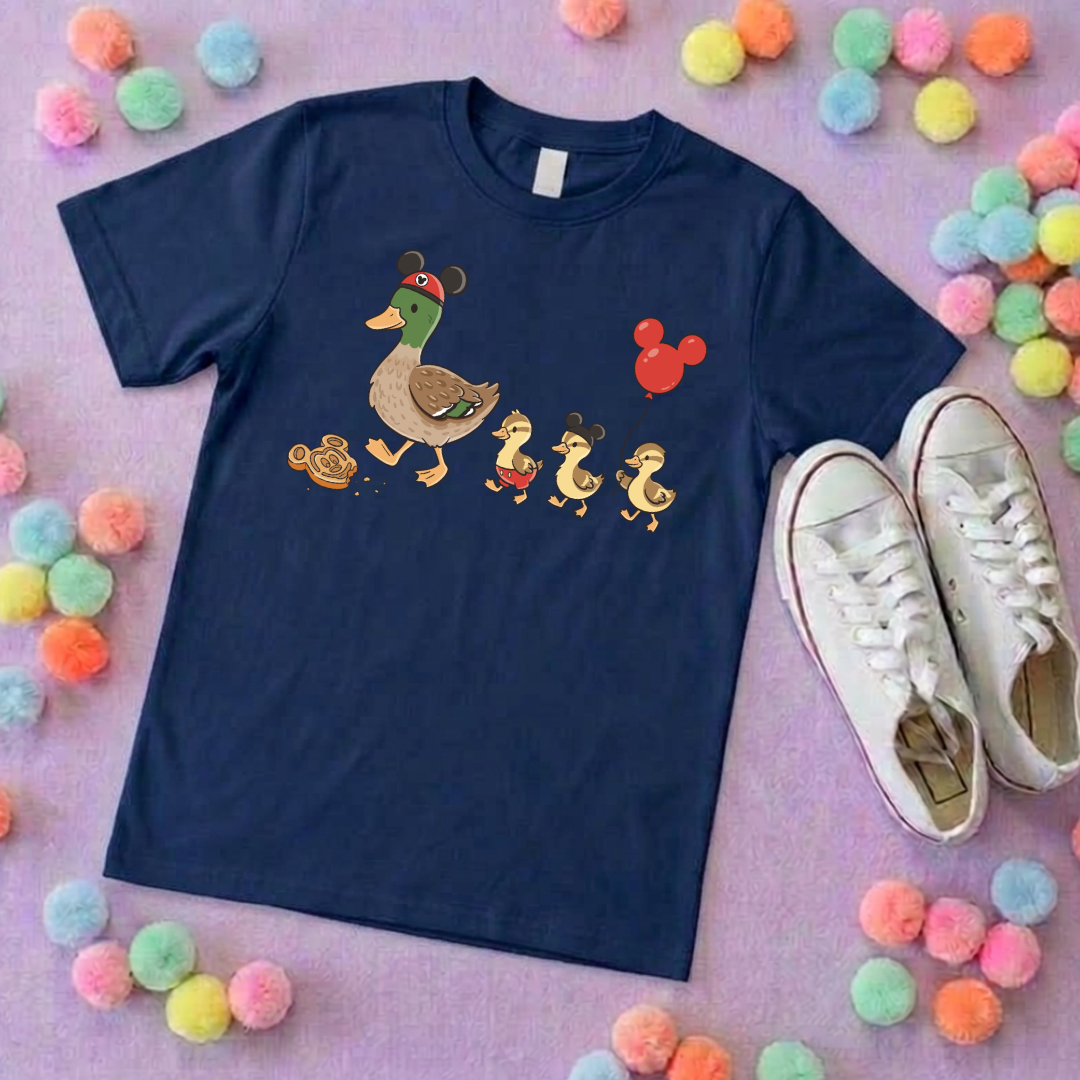 Park Ducks, Park Life T-Shirt, Ears, Florida, Orlando, Cruise Holidays T-Shirts, Holiday Outfits - Adults & Kids Sizes - Cotton T-Shirt