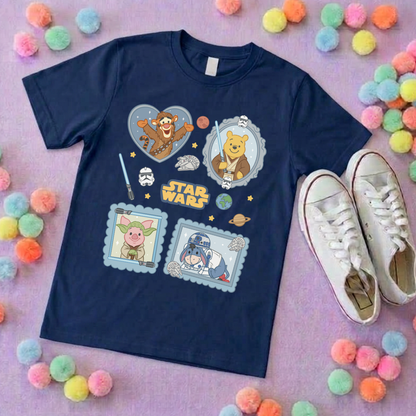 Galaxy Friends Park Life T-Shirt, Ears, Florida, Orlando, Cruise Holidays T-Shirts, Holiday Outfits - Adults & Kids Sizes - Cotton T-Shirt