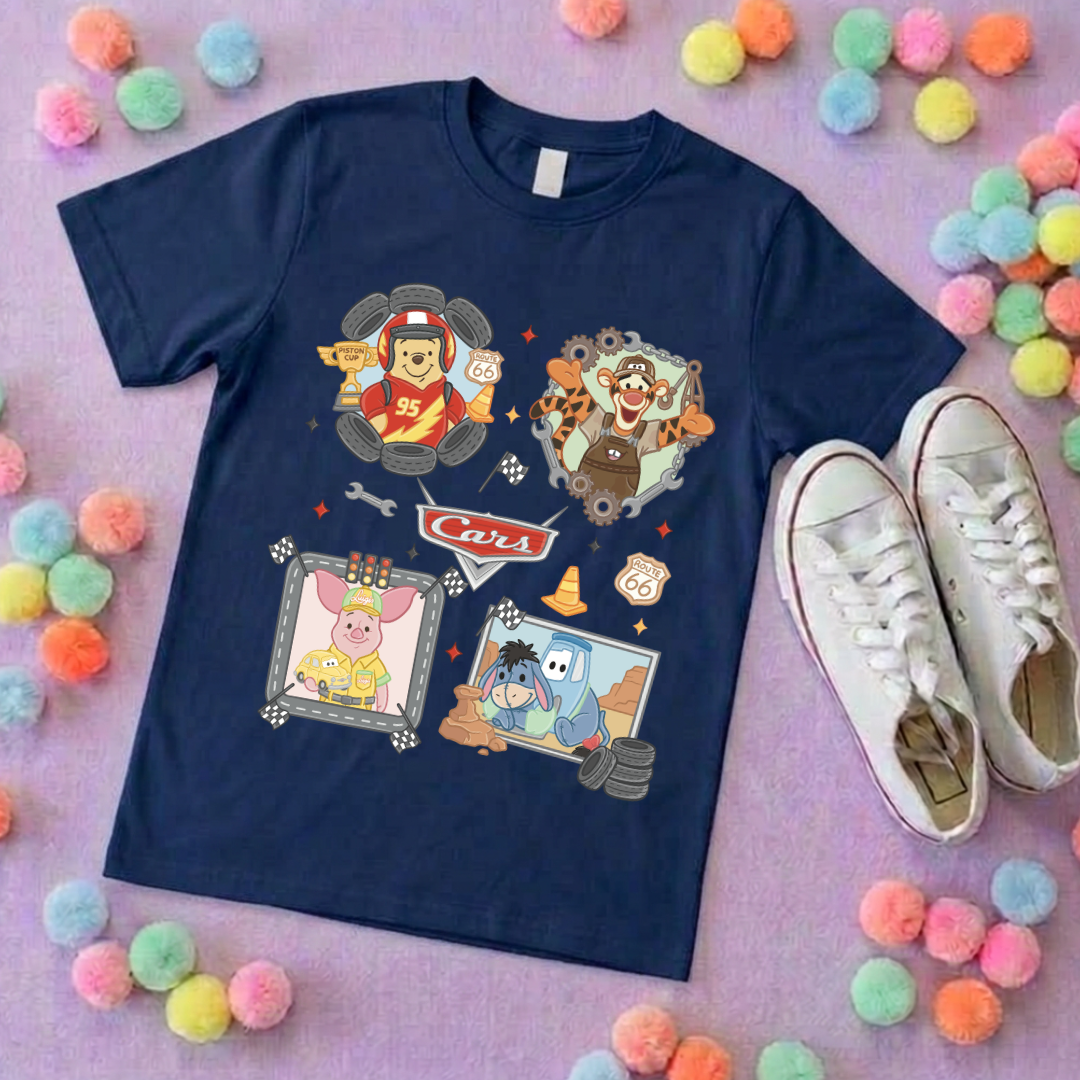 Cars Besties Park Life T-Shirt, Ears, Florida, Orlando, Cruise Holidays T-Shirts, Holiday Outfits - Adults & Kids Sizes - Cotton T-Shirt