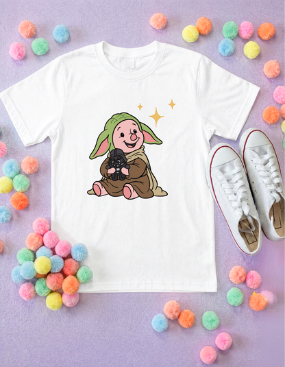 Galaxy Piglet Park Life T-Shirt, Ears, Florida, Orlando, Cruise Holidays T-Shirts, Holiday Outfits - Adults & Kids Sizes - Cotton T-Shirt