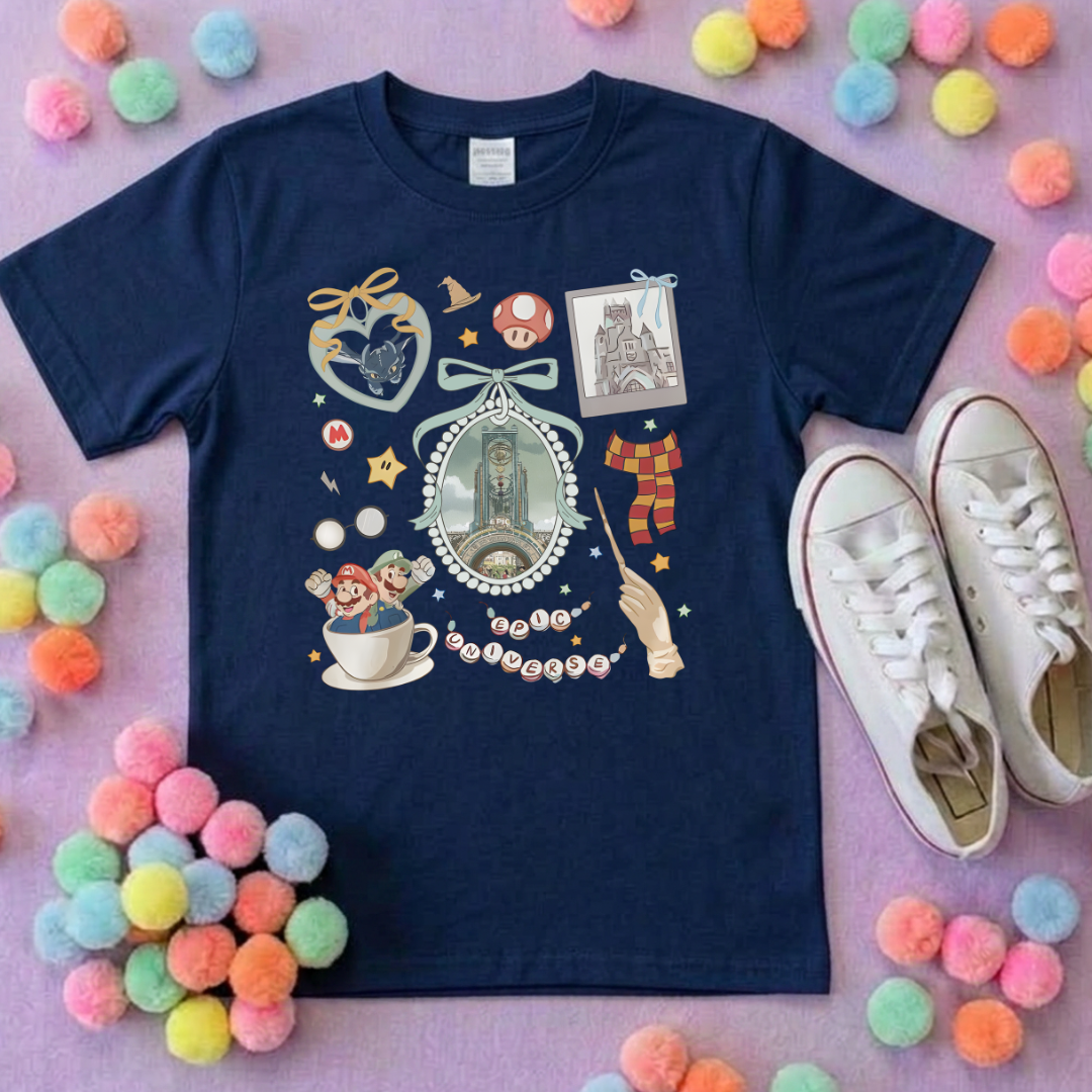 Universe Epic Inspired Printed T-Shirt, Theme Park, Orlando, Inspired Character T-Shirts - Adults & Kids Sizes - Cotton T-Shirt