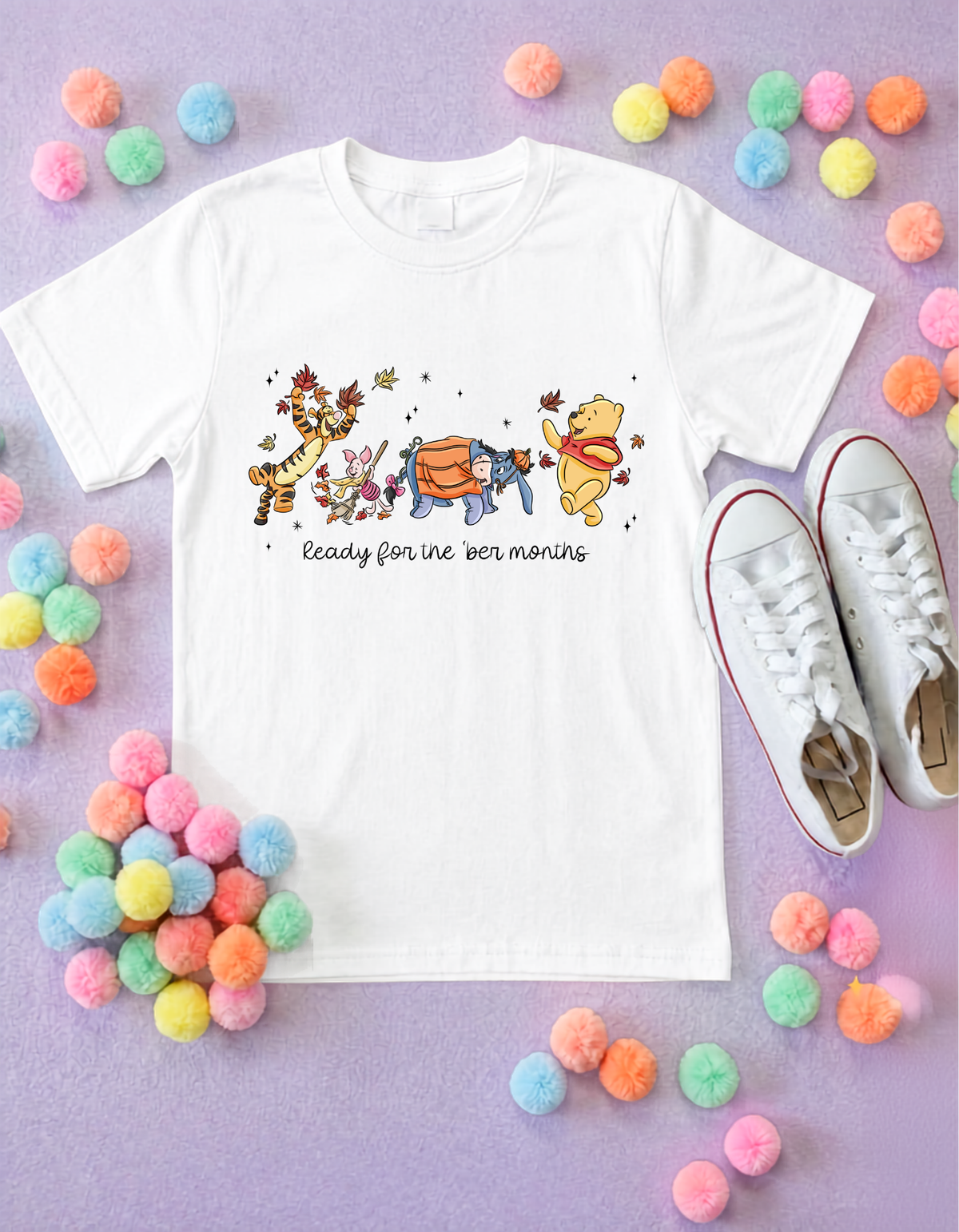 Pooh 'Ber Crew Park Life T-Shirt, Ears, Florida, Orlando, Cruise Holidays T-Shirts, Holiday Outfits - Adults & Kids Sizes - Cotton T-Shirt