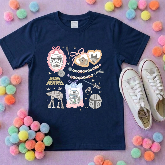 Galaxy Friends Park Life T-Shirt, Ears, Florida, Orlando, Cruise Holidays T-Shirts, Holiday Outfits - Adults & Kids Sizes - Cotton T-Shirts