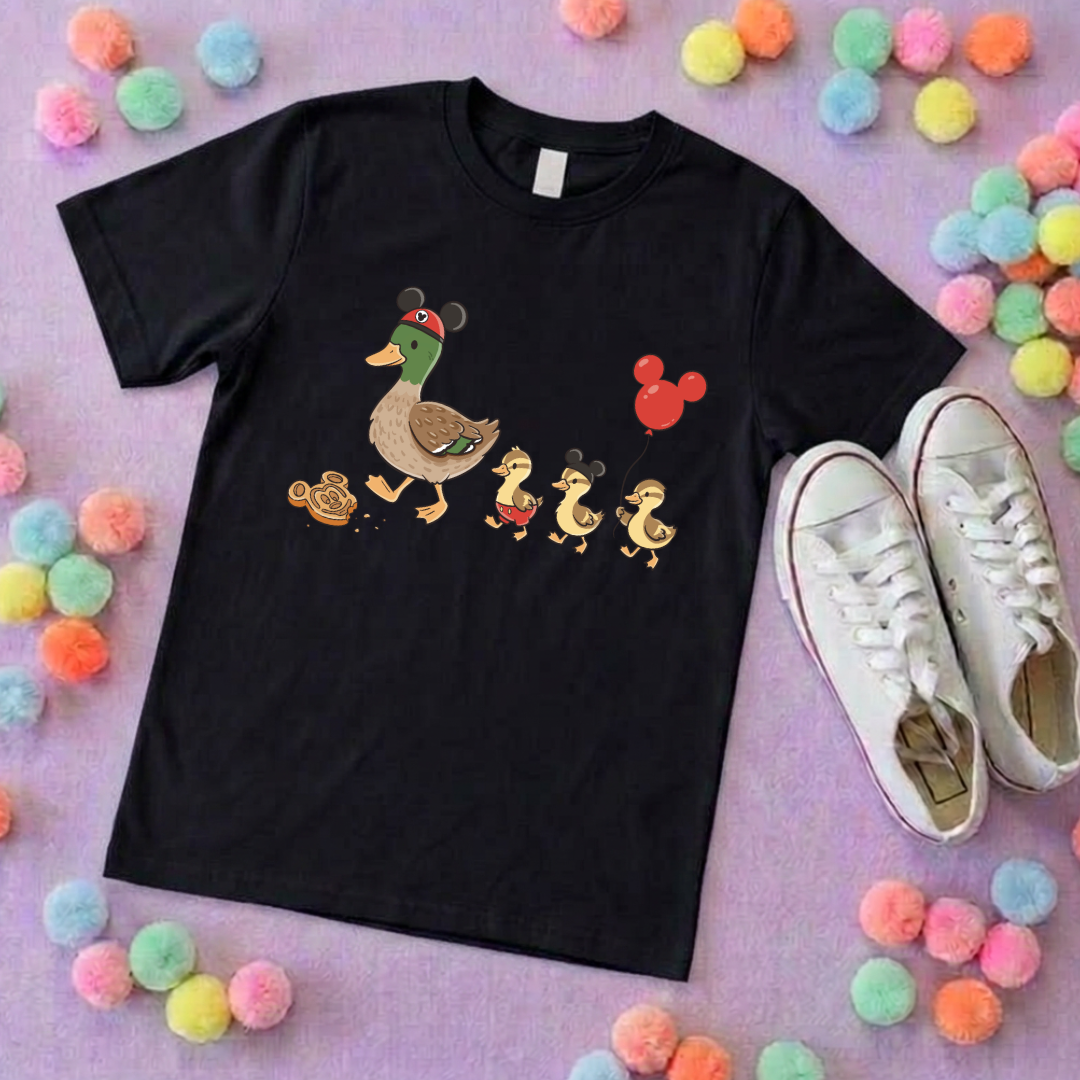 Park Ducks, Park Life T-Shirt, Ears, Florida, Orlando, Cruise Holidays T-Shirts, Holiday Outfits - Adults & Kids Sizes - Cotton T-Shirt