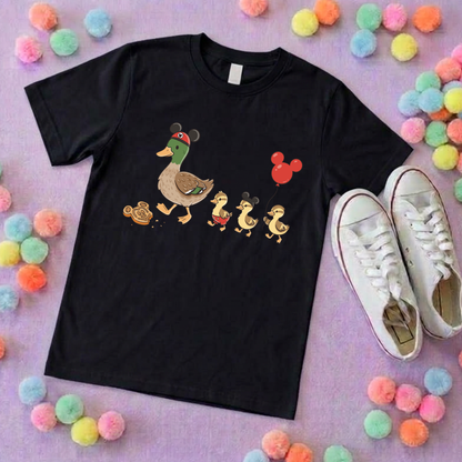 Park Ducks, Park Life T-Shirt, Ears, Florida, Orlando, Cruise Holidays T-Shirts, Holiday Outfits - Adults & Kids Sizes - Cotton T-Shirt