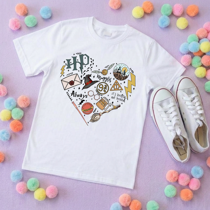 Harry Potter Inspired Printed T-Shirt, Theme Park, Orlando, Inspired Character T-Shirts - Adults & Kids Sizes - Cotton T-Shirt