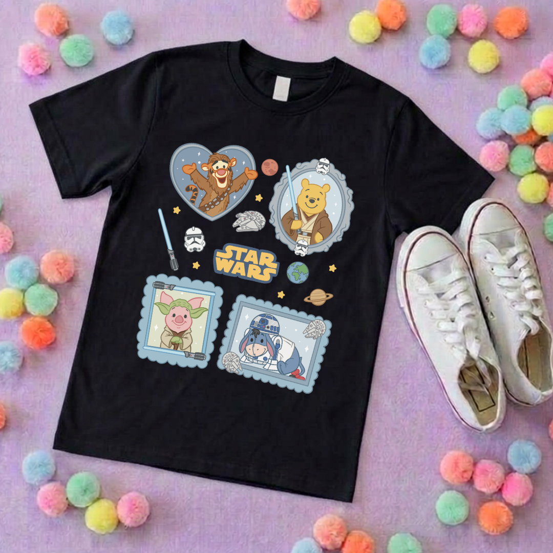 Galaxy Friends Park Life T-Shirt, Ears, Florida, Orlando, Cruise Holidays T-Shirts, Holiday Outfits - Adults & Kids Sizes - Cotton T-Shirt