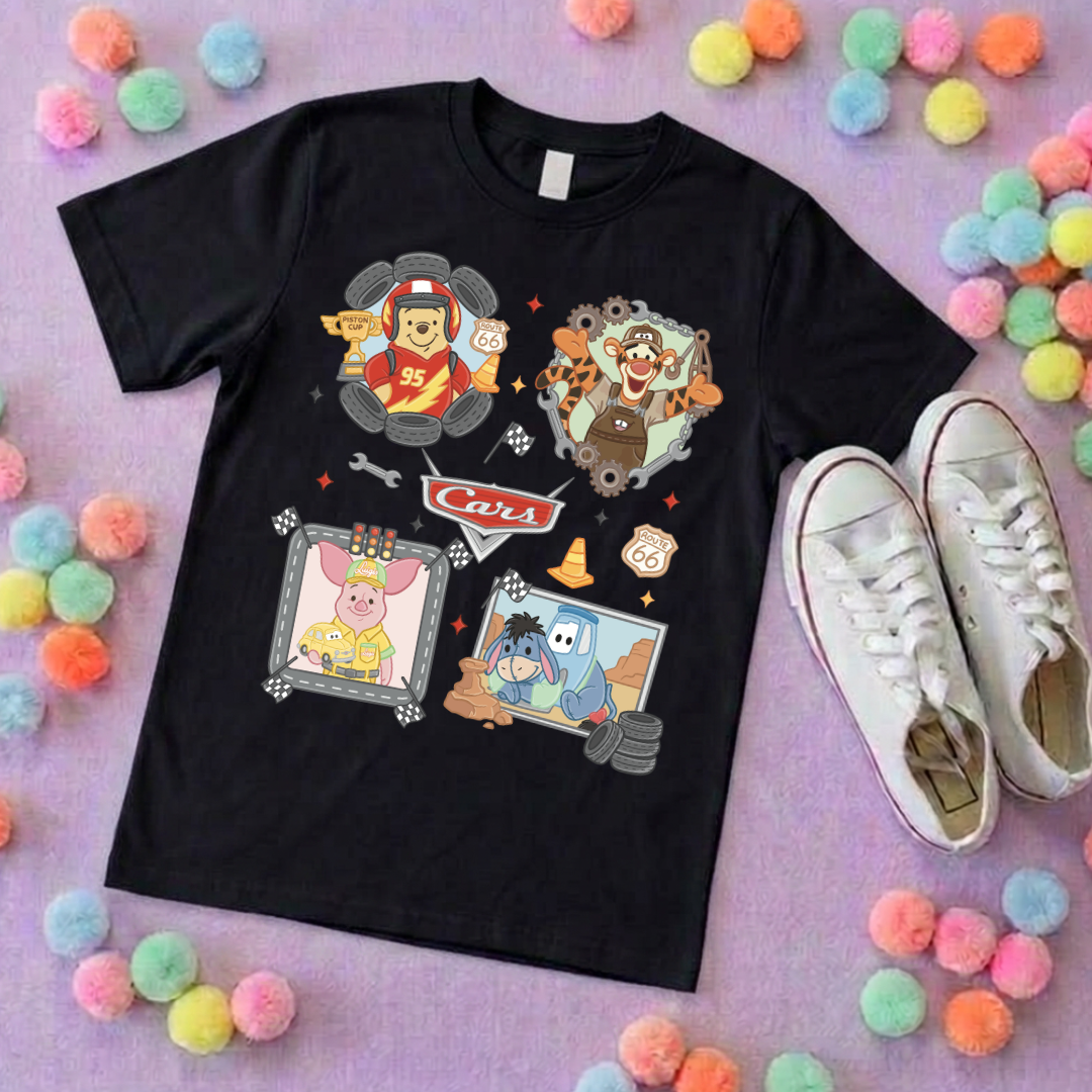 Cars Besties Park Life T-Shirt, Ears, Florida, Orlando, Cruise Holidays T-Shirts, Holiday Outfits - Adults & Kids Sizes - Cotton T-Shirt
