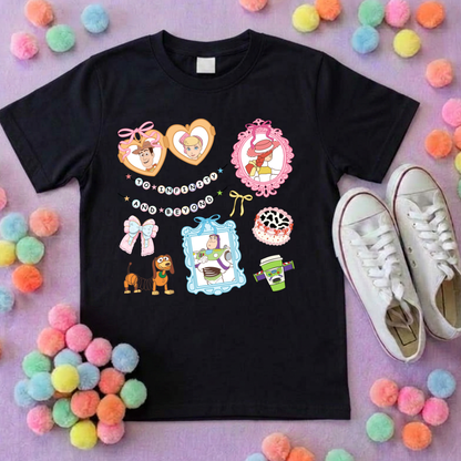 Story Toy Inspired  T-Shirt, Florida, Orlando, Bo Peep, Jessie, Buzz - Adults & Kids Sizes - Cotton T-Shirt