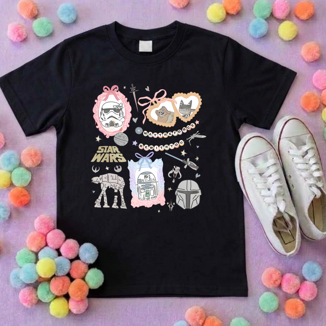 Galaxy Friends Park Life T-Shirt, Ears, Florida, Orlando, Cruise Holidays T-Shirts, Holiday Outfits - Adults & Kids Sizes - Cotton T-Shirts