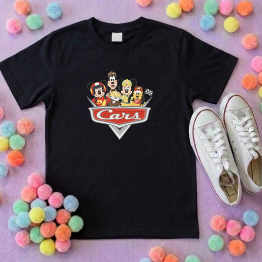 Cars Mouse Besties Park Life T-Shirt, Ears, Florida, Orlando, Cruise Holidays T-Shirts, Holiday Outfits - Adults & Kids Sizes - Cotton T-Shirt